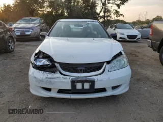 2005 Honda Civic Cpe LX with VIN 1HGEM225X5L073656, listed as a Copart auction lot 71573524 with 184,202 mi miles and Salvage Title. Bid and sale history available at carsss.com. Image 5.