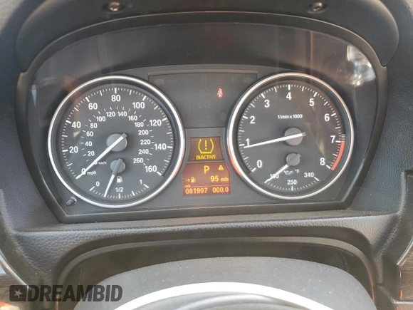 2012 BMW 3 Series 328i with VIN WBAKE5C57CE756265, listed as a Copart auction lot 60711125 with 81,997 mi miles and Salvage title. Bid and sale history available at DreamBid. Image 9.