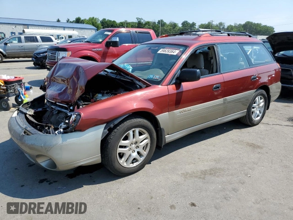 2002 Subaru Legacy Outback z VIN 4S3BH675127649841, wystawiony jako Copart lot #59639364 z przebiegiem 252 088 mil mil oraz Szkoda całkowita • Salvage title. Historia ofert i sprzedaży dostępna na DreamBid. Obrazek 1.