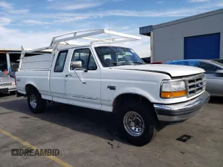 1992 Ford F-150 with VIN 1FTEX14N3NKB14423, listed as a Copart auction lot 77404624 with 287,507 mi miles and Salvage Title. Bid and sale history available at carsss.com. Image 4.