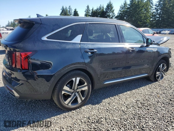 2023 Kia Sorento EX with VIN KNDRHDLG8P5187887, listed as a Copart auction lot 58432935 with 19,269 mi miles and Salvage title. Bid and sale history available at DreamBid. Image 3.