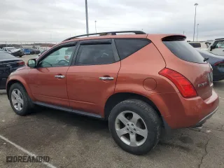 2005 Nissan Murano S with VIN JN8AZ08W95W400960, listed as a Copart auction lot 82008614 with 164,167 mi miles and Salvage Title. Bid and sale history available at carsss.com. Image 2.