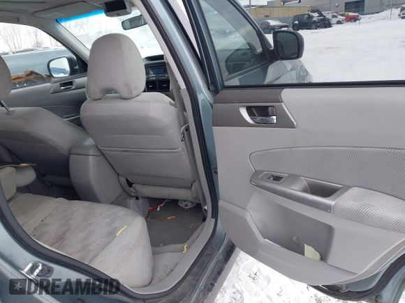 2009 Subaru Forester X with VIN JF2SH63669G729341, listed as a IAAI auction lot 41510089 with 224,121 mi miles and . Bid and sale history available at DreamBid. Image 8.