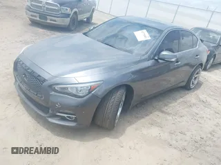 2016 Infiniti Q50 Premium with VIN JN1EV7AR2GM346747, listed as a IAAI auction lot 42778882 with 123,022 mi miles and . Bid and sale history available at DreamBid. Image 2.