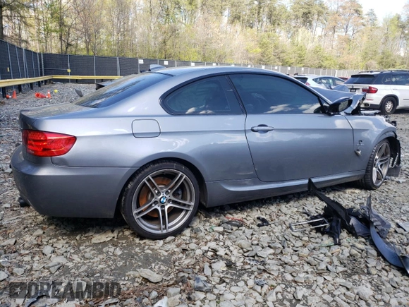 2012 BMW 3 Series 335is with VIN WBAKG1C53CE839551, listed as a Copart auction lot 53141095 with Not provided miles and Salvage title. Bid and sale history available at DreamBid. Image 3.