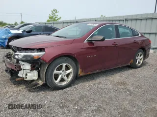 2016 Chevrolet Malibu LS z VIN 1G1ZB5ST3GF331709, wystawiony jako Copart lot #59382975 z przebiegiem 158 910 mil mil oraz Szkoda całkowita • Salvage title. Historia ofert i sprzedaży dostępna na DreamBid. Obrazek 1.