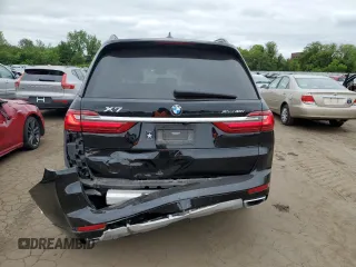 2022 BMW X7 xDrive40i z VIN 5UXCW2C03N9M08416, wystawiony jako Copart lot #57808645 z przebiegiem 38 424 mil mil oraz Szkoda całkowita • Salvage title. Historia ofert i sprzedaży dostępna na DreamBid. Obrazek 6.