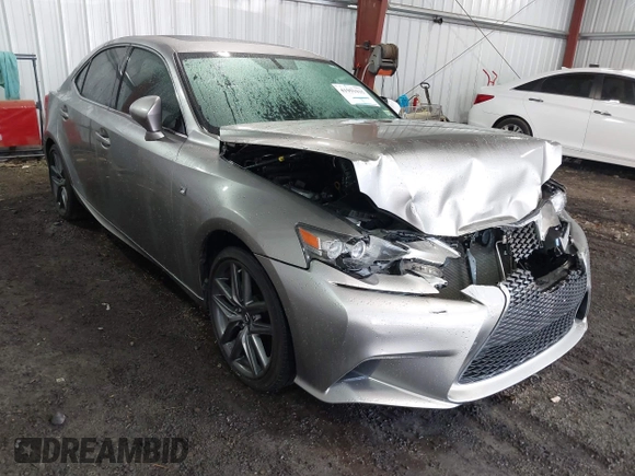 2015 Lexus IS 250 with VIN JTHCF1D26F5024746, listed as a IAAI auction lot 41991935 with 101,397 mi miles. Bid and sale history available at carsss.com. Image 1.