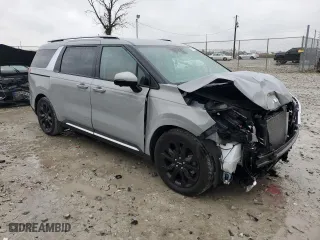 2022 Kia Carnival SX with VIN KNDNE5H37N6066343, listed as a Copart auction lot 73067054 with 18,825 mi miles and Salvage Title. Bid and sale history available at carsss.com. Image 4.