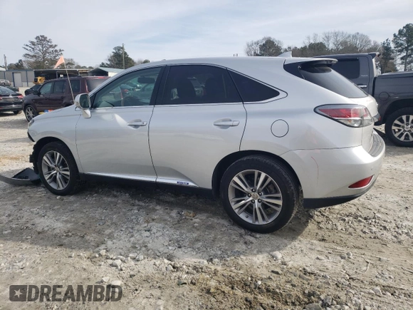 2015 Lexus RX 450h with VIN 2T2ZB1BA5FC004214, listed as a Copart auction lot 42878855 with 70,706 mi miles and Salvage Title. Bid and sale history available at DreamBid. Image 2.