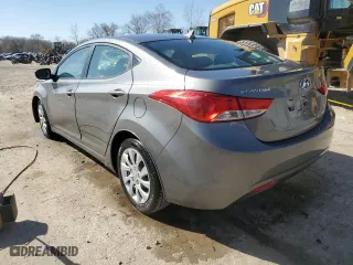 2012 Hyundai Elantra GLS with VIN 5NPDH4AE1CH129139, listed as a Copart auction lot 48070545 with 57,421 mi miles and Salvage Title. Bid and sale history available at carsss.com. Image 2.