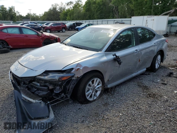 2025 Toyota Camry LE with VIN 4T1DAACK3SU555159, listed as a Copart auction lot 52359685 with 6,554 mi miles and Non Repairable. Bid and sale history available at DreamBid. Image 1.