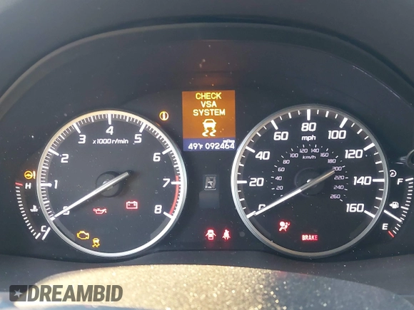 2014 Acura RDX Tech Pkg with VIN 5J8TB4H59EL014808, listed as a IAAI auction lot 41819950 with 92,464 mi miles. Bid and sale history available at carsss.com. Image 7.