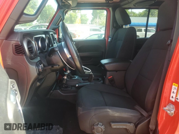2020 Jeep Gladiator Sport S with VIN 1C6HJTAG2LL135519, listed as a Copart auction lot 60145775 with 35,122 mi miles and Salvage title. Bid and sale history available at DreamBid. Image 7.