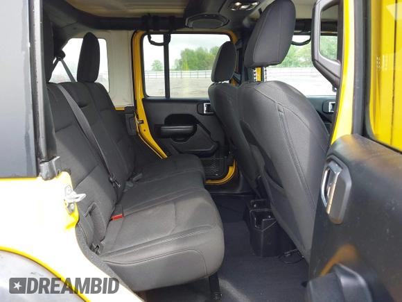 2018 Jeep Wrangler Unlimited Sport z VIN 1C4HJXDN9JW332273, wystawiony jako IAAI lot #42081234 z przebiegiem 94 884 mil mil oraz . Historia ofert i sprzedaży dostępna na DreamBid. Obrazek 8.