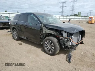 2024 Infiniti QX60 Pure with VIN 5N1DL1ES4RC351400, listed as a Copart auction lot 57036005 with 3,965 mi miles and Salvage title. Bid and sale history available at DreamBid. Image 4.