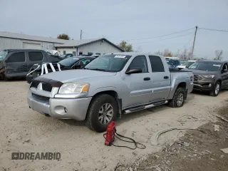2007 Mitsubishi Raider LS z VIN 1Z7HT28K67S217597, wystawiony jako Copart lot #79767304 z przebiegiem 110 743 mil mil oraz Szkoda całkowita • Salvage title. Historia ofert i sprzedaży dostępna na DreamBid. Obrazek 1.