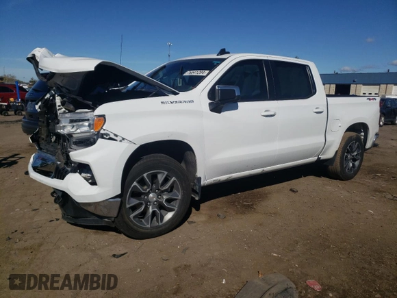 2023 Chevrolet Silverado 1500 LT with VIN 3GCPDKEK0PG145358, listed as a Copart auction lot 76541294 with 39,630 mi miles and Salvage Title. Bid and sale history available at carsss.com. Image 1.