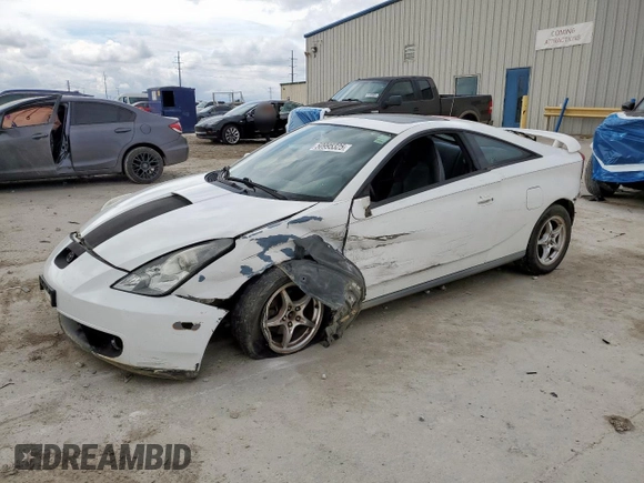 2000 Toyota Celica GT z VIN JTDDR32T8Y0047479, wystawiony jako Copart lot #50995325 z przebiegiem 175 027 mil mil oraz Szkoda całkowita • Salvage title. Historia ofert i sprzedaży dostępna na DreamBid. Obrazek 1.