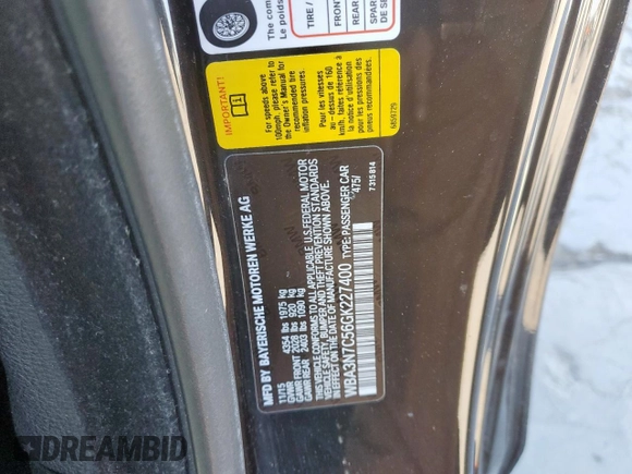 2016 BMW 4 Series 428i with VIN WBA3N7C56GK227400, listed as a Copart auction lot 44924745 with 96,598 mi miles and Salvage Title. Bid and sale history available at carsss.com. Image 12.