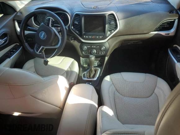2018 Jeep Cherokee z VIN 1C4PJLJX3JD574417, wystawiony jako Copart lot #75077584 z przebiegiem Nie podano mil oraz Nie do naprawy • Non repairable. Historia ofert i sprzedaży dostępna na DreamBid. Obrazek 8.