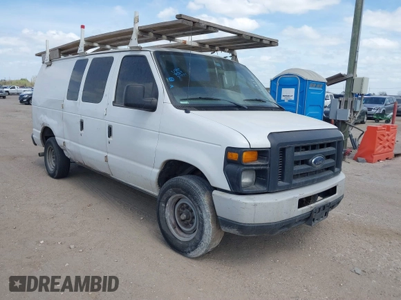 2013 Ford Econoline Cargo Commercial with VIN 1FTSE3EL4DDA38215, listed as a IAAI auction lot 41627924 with 181,821 mi miles. Bid and sale history available at carsss.com. Image 1.