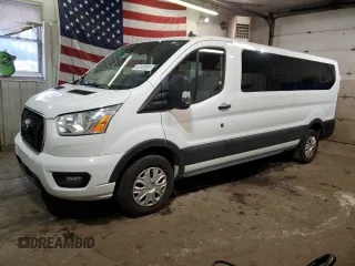 2022 Ford Transit Passenger XL with VIN 1FBAX2Y85NKA37275, listed as a Copart auction lot 89089385 with 45,070 mi miles and Clean Title. Bid and sale history available at carsss.com. Image 1.