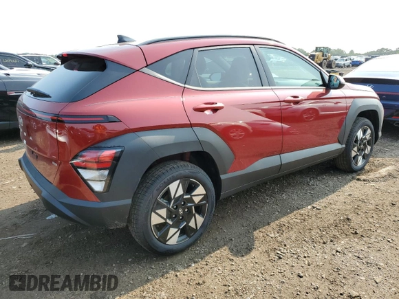 2024 Hyundai Kona SEL with VIN KM8HCCAB3RU163271, listed as a Copart auction lot 62856224 with 43 mi miles and Salvage Title. Bid and sale history available at carsss.com. Image 3.