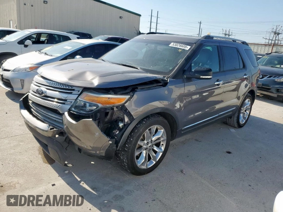 2014 Ford Explorer XLT with VIN 1FM5K7D84EGB94907, listed as a Copart auction lot 53026605 with 0 mi miles and Salvage Title. Bid and sale history available at carsss.com. Image 1.