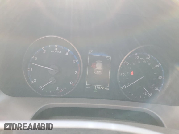 2017 Toyota RAV4 LE with VIN 2T3BFREV9HW543578, listed as a Copart auction lot 57887255 with 97,688 mi miles and Salvage title. Bid and sale history available at DreamBid. Image 9.