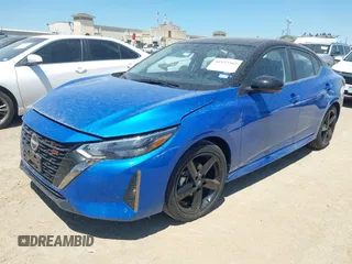 2025 Nissan Sentra SR with VIN 3N1AB8DVXSY291251, listed as a IAAI auction lot 41952362 with 2,802 mi miles and . Bid and sale history available at DreamBid. Image 2.