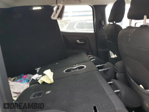 2017 Jeep Renegade Latitude with VIN ZACCJBBB6HPF30337, listed as a Copart auction lot 46453805 with 132,095 mi miles and Salvage Title. Bid and sale history available at carsss.com. Image 12.
