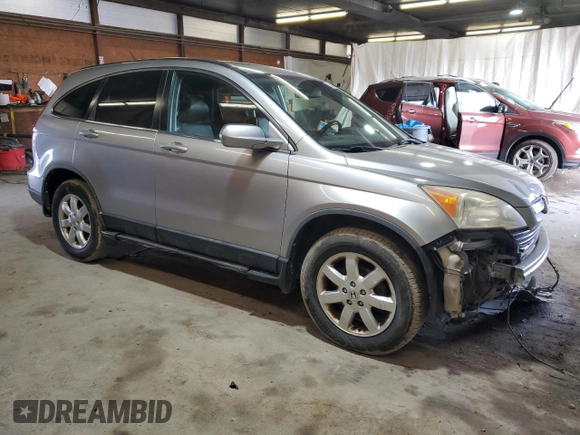 2008 Honda CR-V EX-L with VIN JHLRE48748C035817, listed as a Copart auction lot 53817455 with 187,972 mi miles and Salvage Title. Bid and sale history available at carsss.com. Image 4.