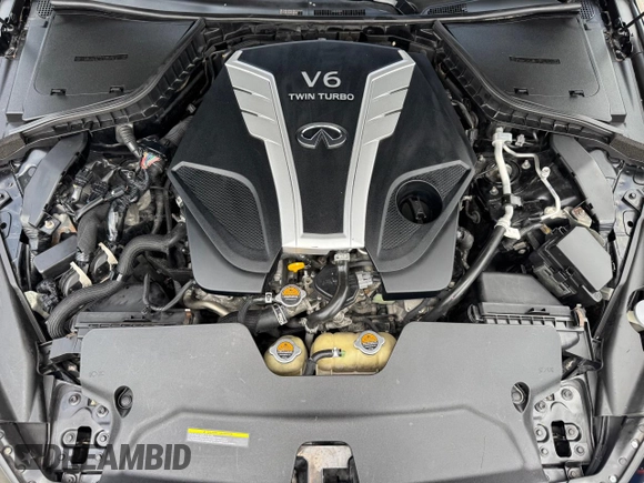 2017 Infiniti Q50 Premium with VIN JN1EV7AR8HM835199, listed as a Copart auction lot 63226895 with 46,714 mi miles and Salvage title. Bid and sale history available at DreamBid. Image 14.