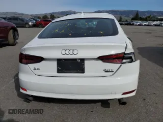 2018 Audi A5 Sportback Premium with VIN WAUDNCF52JA039673, listed as a Copart auction lot 45056245 with 0 mi miles and Clean Title. Bid and sale history available at carsss.com. Image 6.