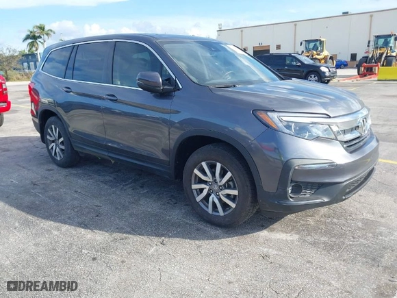 2021 Honda Pilot EX-L with VIN 5FNYF5H56MB011624, listed as a IAAI auction lot 41628621 with 30,645 mi miles. Bid and sale history available at carsss.com. Image 1.