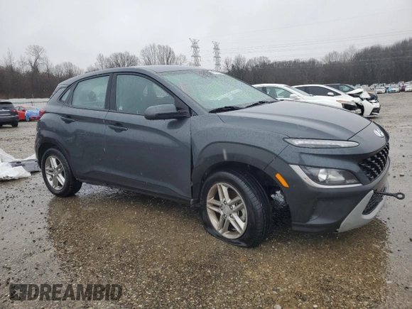 2022 Hyundai Kona Preferred with VIN KM8K22AB6NU763750, listed as a Copart auction lot 41881265 with 44,761 mi miles and Salvage Title. Bid and sale history available at carsss.com. Image 4.