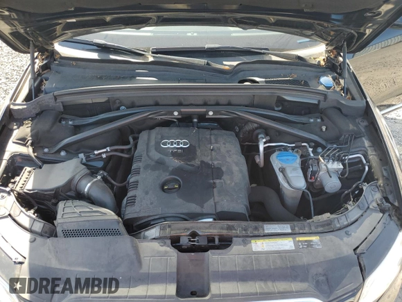 2015 Audi Q5 Premium Plus with VIN WA1LFAFP5FA136367, listed as a Copart auction lot 55158815 with 76,426 mi miles and Salvage title. Bid and sale history available at DreamBid. Image 12.