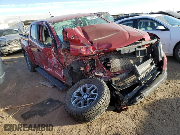 2021 GMC Canyon 4WD AT4 w/Cloth with VIN 1GTG6FEN2M1213584, listed as a Copart auction lot 78185274 with 32,835 mi miles and Salvage Title. Bid and sale history available at carsss.com. Image 4.