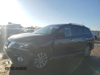 2016 Nissan Pathfinder Platinum with VIN 5N1AR2MN1GC615298, listed as a Copart auction lot 80783834 with 72,877 mi miles and Salvage Title. Bid and sale history available at carsss.com. Image 1.