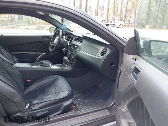 2012 Ford Mustang V6 Premium with VIN 1ZVBP8AM1C5205321, listed as a IAAI auction lot 41877052 with 120,412 mi miles. Bid and sale history available at carsss.com. Image 5.