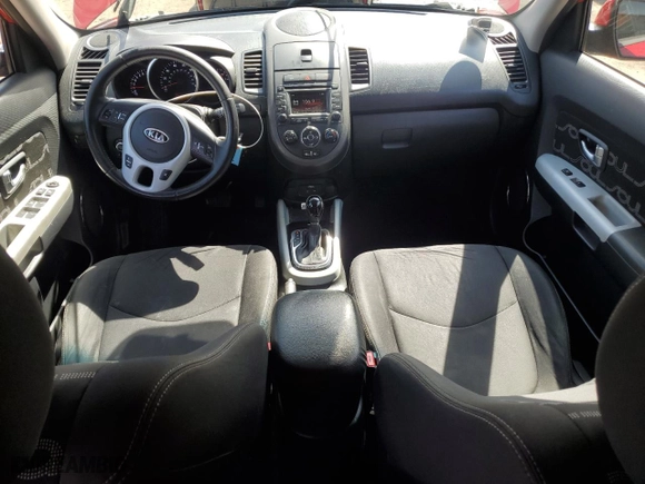 2012 Kia Soul + with VIN KNDJT2A61C7371724, listed as a Copart auction lot 51660105 with 163,418 mi miles and Salvage Title. Bid and sale history available at carsss.com. Image 8.