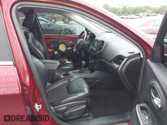 2019 Jeep Cherokee Latitude Plus with VIN 1C4PJMLB2KD104856, listed as a IAAI auction lot 42097709 with 89,552 mi miles and . Bid and sale history available at DreamBid. Image 5.