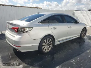 2016 Hyundai Sonata 2.4L Sport with VIN 5NPE34AF2GH434182, listed as a Copart auction lot 44385005 with 106,406 mi miles and Clean Title. Bid and sale history available at carsss.com. Image 3.