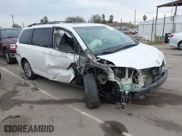 2014 Toyota Sienna Ltd with VIN 5TDDK3DC0ES090319, listed as a IAAI auction lot 41778096 with 171,953 mi miles. Bid and sale history available at carsss.com. Image 1.
