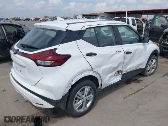 2024 Nissan Kicks S with VIN 3N1CP5BV0RL489288, listed as a IAAI auction lot 41799951 with 13,193 mi miles and . Bid and sale history available at carsss.com. Image 4.