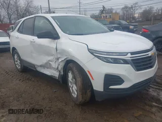 2024 Chevrolet Equinox LS with VIN 3GNAXHEG9RL218594, listed as a IAAI auction lot 41719829 with 20,120 mi miles and . Bid and sale history available at DreamBid. Image 1.
