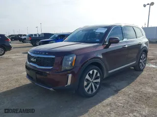 2022 Kia Telluride EX with VIN 5XYP34HC2NG311104, listed as a IAAI auction lot 41423949 with 39,034 mi miles. Bid and sale history available at carsss.com. Image 2.