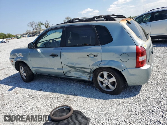 2005 Hyundai Tucson GL with VIN KM8JM12B05U151056, listed as a Copart auction lot 49132425 with 95,450 mi miles and Salvage Title. Bid and sale history available at carsss.com. Image 2.