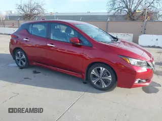 2021 Nissan LEAF SV with VIN 1N4AZ1CV6MC551356, listed as a IAAI auction lot 41593968 with 84,357 mi miles and . Bid and sale history available at DreamBid. Image 1.